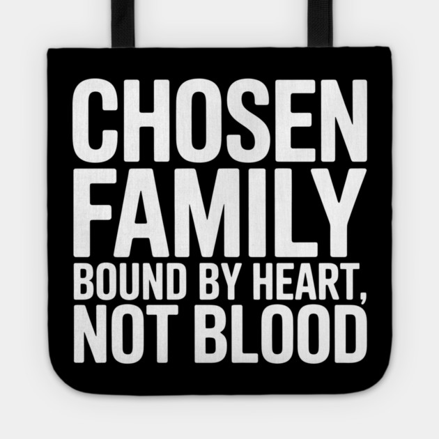 Chosen Family - Bound By Heart Family Gift Tote by Emmanuel's Store 4
