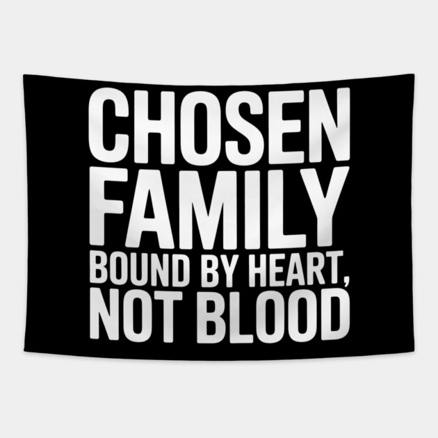 Chosen Family - Bound By Heart Family Gift Tapestry by Emmanuel's Store 4