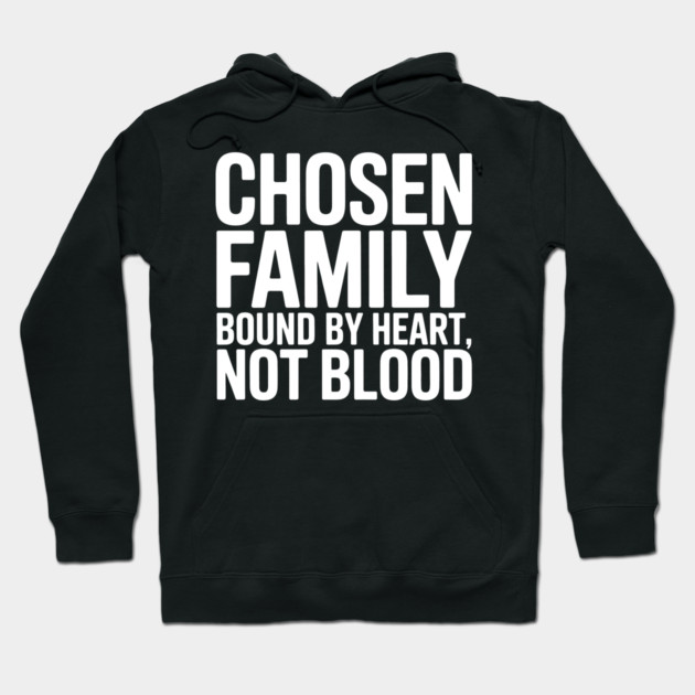 Chosen Family - Bound By Heart Family Gift Hoodie by Emmanuel's Store 4