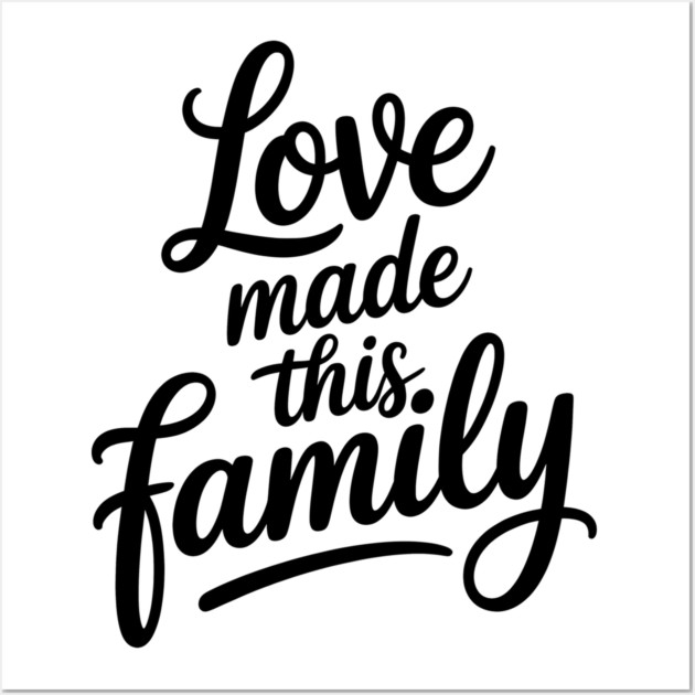 Love Made This Family Gift Wall Art by Emmanuel's Store 4