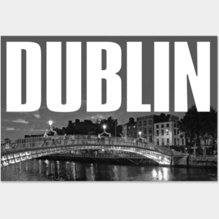 Dublin Cityscape Posters and Art