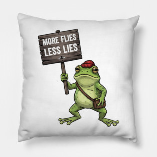 The Portland Frog - Stand Your Ground Political Protest Pillow