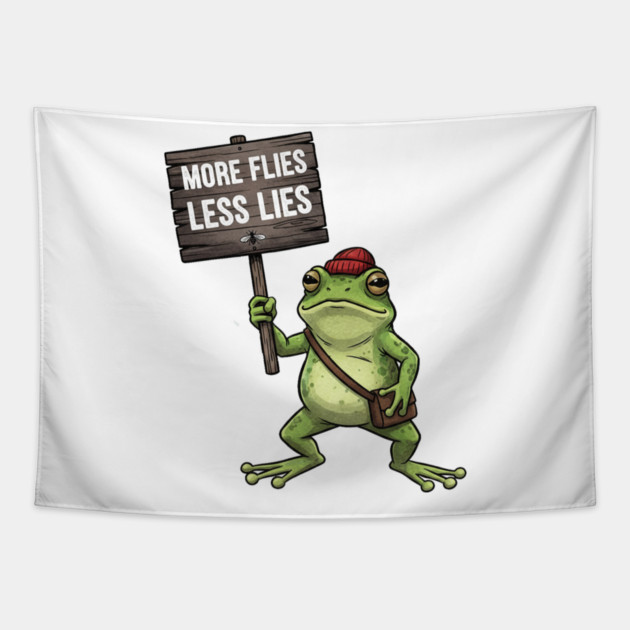 The Portland Frog - Stand Your Ground Political Protest Tapestry by ArtistTee ⭐⭐⭐⭐⭐