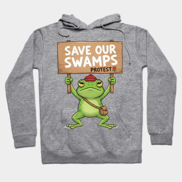 Resist Frog Activist - Portland Protest Frog Hoodie by ArtistTee ⭐⭐⭐⭐⭐