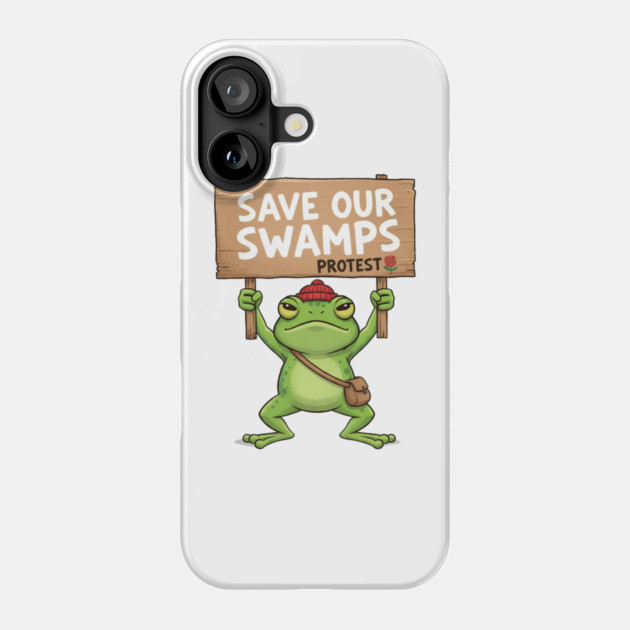 Resist Frog Activist - Portland Protest Frog Phone Case by ArtistTee ⭐⭐⭐⭐⭐