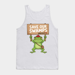 Resist Frog Activist - Portland Protest Frog Tank Top