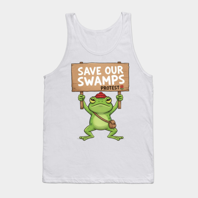 Resist Frog Activist - Portland Protest Frog Tank Top by ArtistTee ⭐⭐⭐⭐⭐