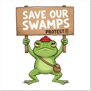 Resist Frog Activist - Portland Protest Frog Posters and Art
