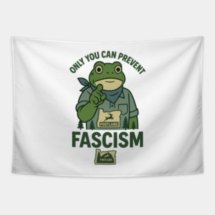 Portland-Frog Tapestry