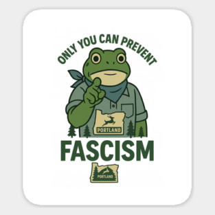 Portland-Frog Sticker