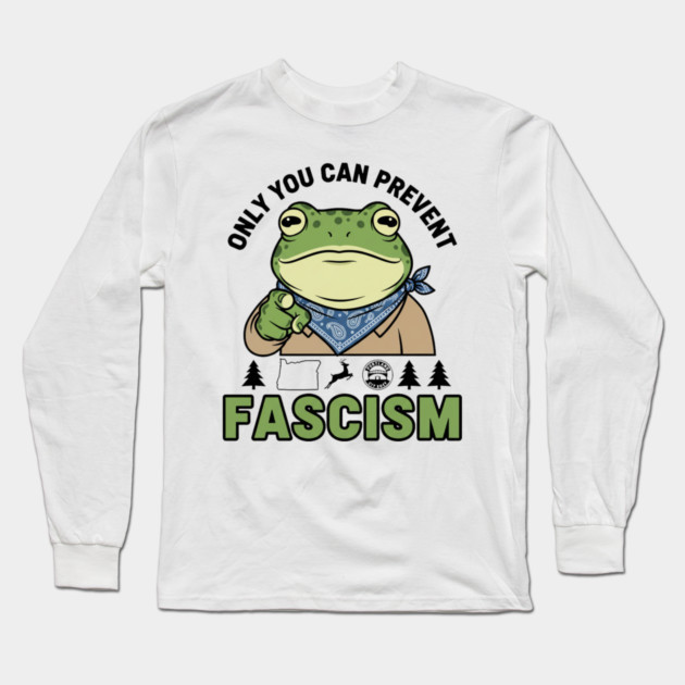 Portland Frog Long Sleeve T-Shirt by ArtistTee ⭐⭐⭐⭐⭐