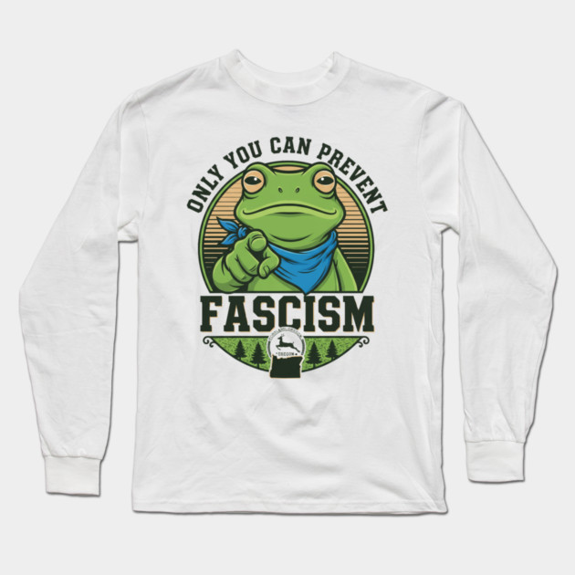 Portland Frog Activist Long Sleeve T-Shirt by ArtistTee ⭐⭐⭐⭐⭐
