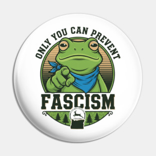 Portland Frog Activist Pin