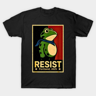 Portland-Frog-Protest T-Shirt
