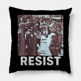 Portland-Frog-Protest Pillow