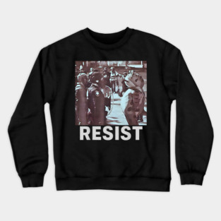 Portland-Frog-Protest Crewneck Sweatshirt