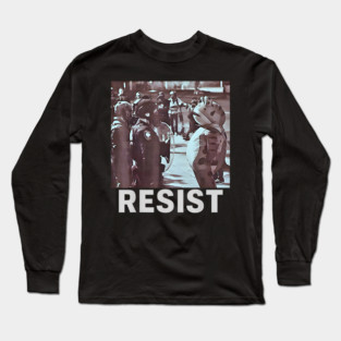 Portland-Frog-Protest Long Sleeve T-Shirt