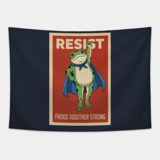 Portland-Frog Tapestry