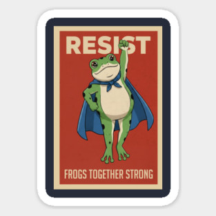 Portland-Frog Sticker