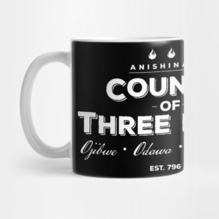 Indigenous People Ojibwe Odawa Potawatomi Native American Michilimackinac Fire Mug