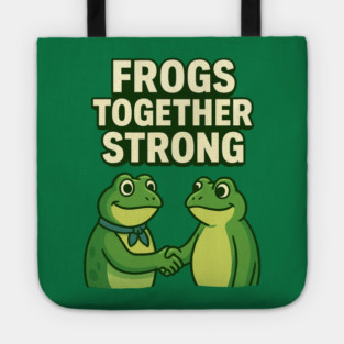 Frogs Together Strong Tote