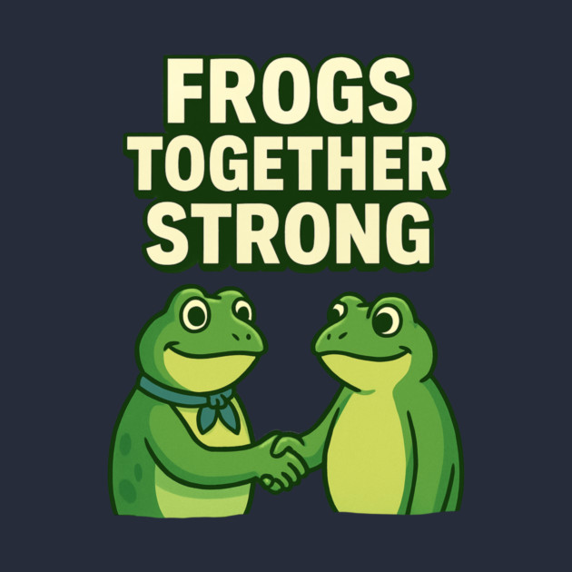Frogs Together Strong by ArtistTee ⭐⭐⭐⭐⭐