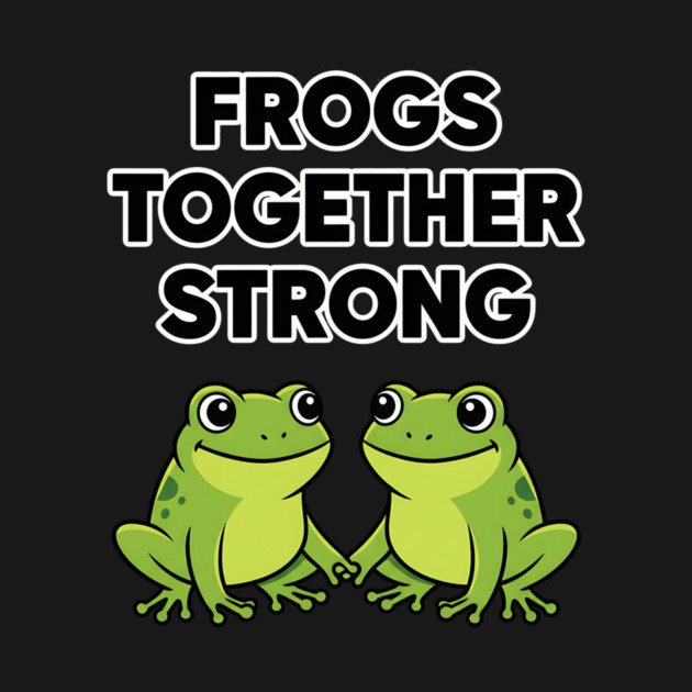 Frogs-Together-Strong by ArtistTee ⭐⭐⭐⭐⭐