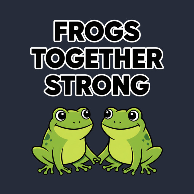 Frogs-Together-Strong by ArtistTee ⭐⭐⭐⭐⭐
