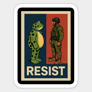 Portland-Frog-Protest Sticker
