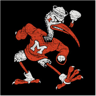 Miami Mascot Hurricanes Posters and Art