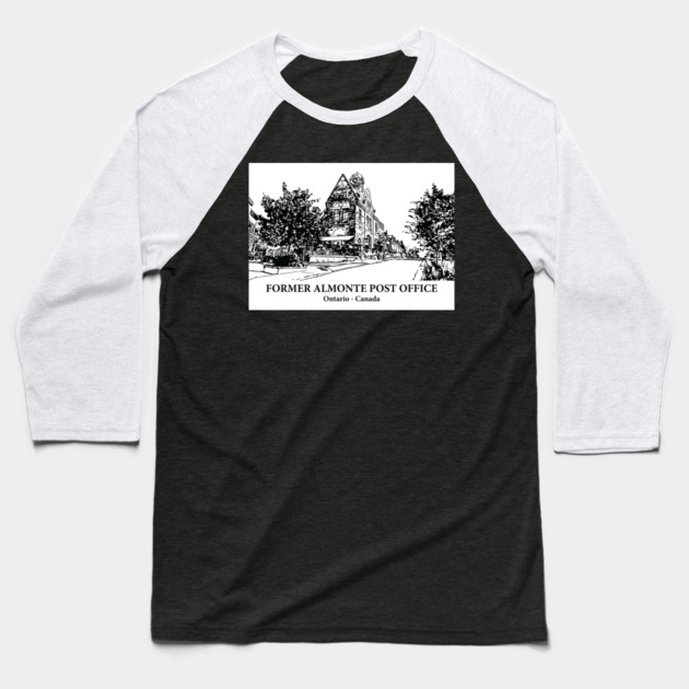 Former Almonte Post Office - Ontario Baseball T-Shirt by Lakeric