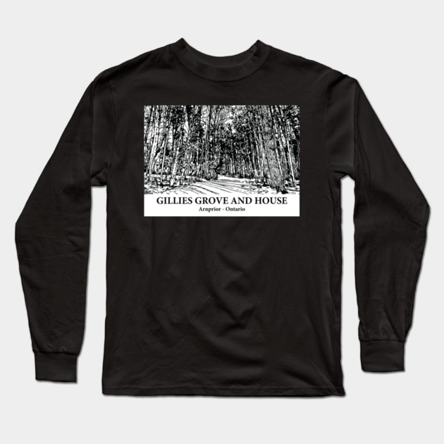 Gillies Grove and House - Ontario Long Sleeve T-Shirt by Lakeric