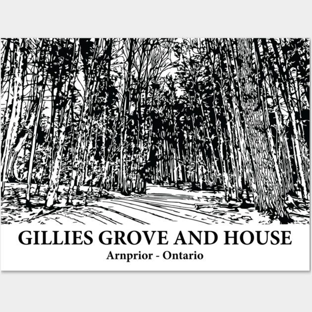Gillies Grove and House - Ontario Wall Art by Lakeric
