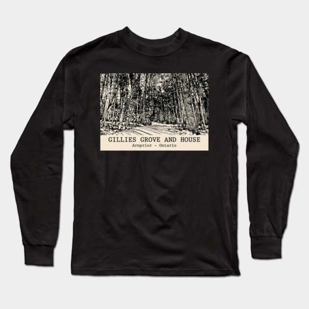 Gillies Grove and House - Ontario Long Sleeve T-Shirt by Lakeric