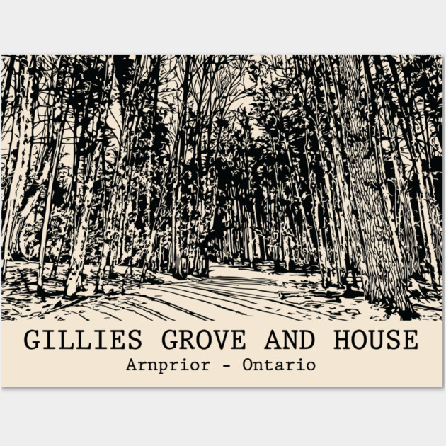 Gillies Grove and House - Ontario Wall Art by Lakeric