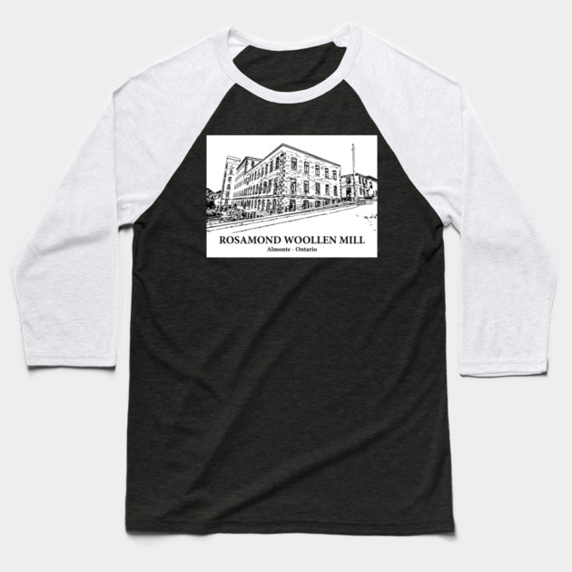 Rosamond Woollen Mill - Ontario Baseball T-Shirt by Lakeric