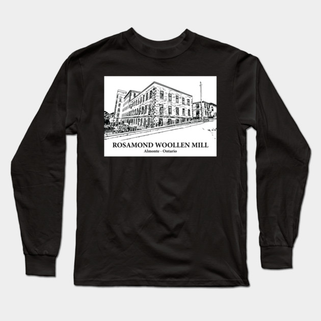 Rosamond Woollen Mill - Ontario Long Sleeve T-Shirt by Lakeric