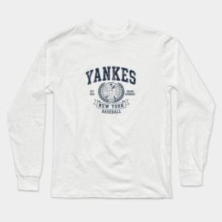 Yankees Vintage Baseball Long Sleeve T-Shirt