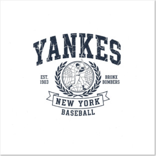 Yankees Vintage Baseball Posters and Art