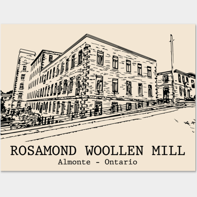 Rosamond Woollen Mill - Ontario Wall Art by Lakeric