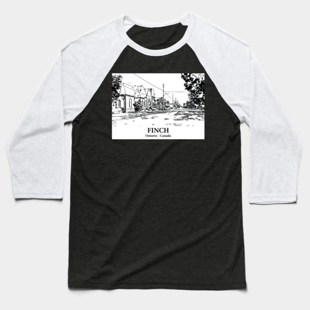 Finch - Ontario Baseball T-Shirt by Lakeric