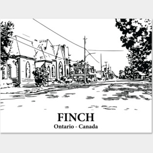 Finch - Ontario Posters and Art