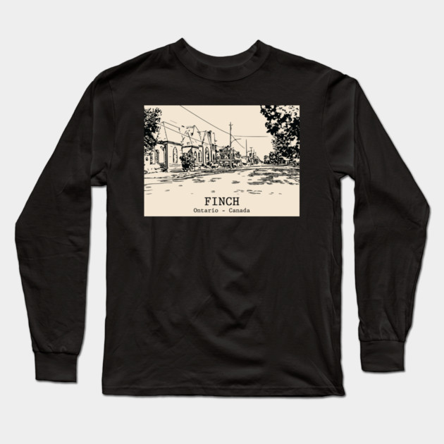 Finch - Ontario Long Sleeve T-Shirt by Lakeric