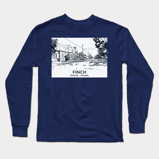 Finch - Ontario Long Sleeve T-Shirt by Lakeric