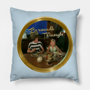 Bermuda Triangle Commemorative Plate Pillow