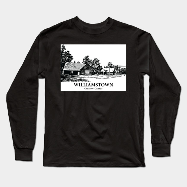 Williamstown - Ontario Long Sleeve T-Shirt by Lakeric