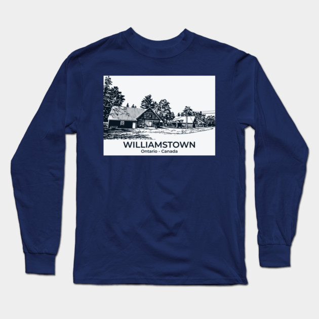 Williamstown - Ontario Long Sleeve T-Shirt by Lakeric