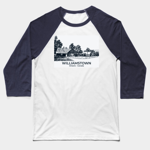 Williamstown - Ontario Baseball T-Shirt by Lakeric
