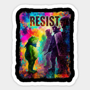 Portland-Frog Sticker