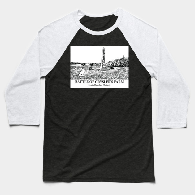 Battle of Crysler's Farm - South Dundas ON Baseball T-Shirt by Lakeric